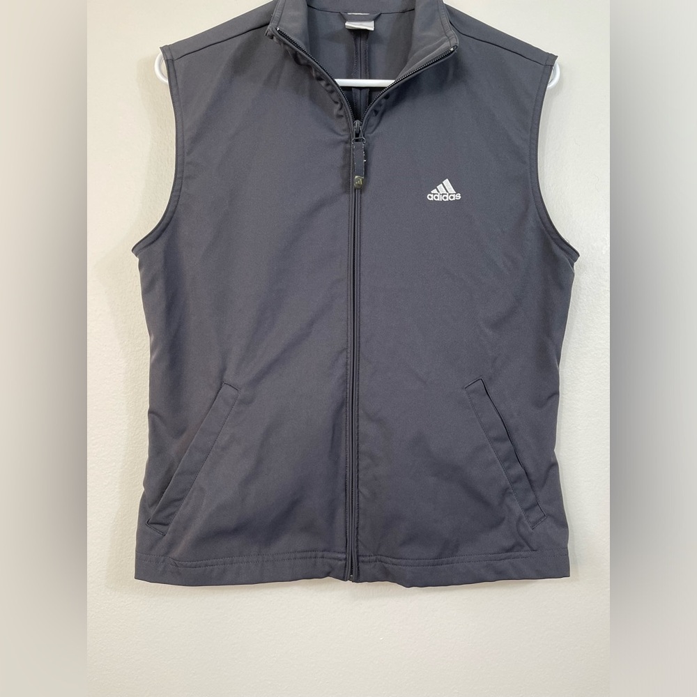 Adidas Women's Adidas Full Zip Vest Vintage Size M - Picture 4 of 15